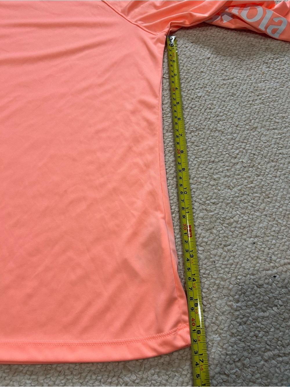 Columbia PFG Omni Shade Long Sleeve Tee Size Large Peach/Coral fishing active - Picture 10 of 10